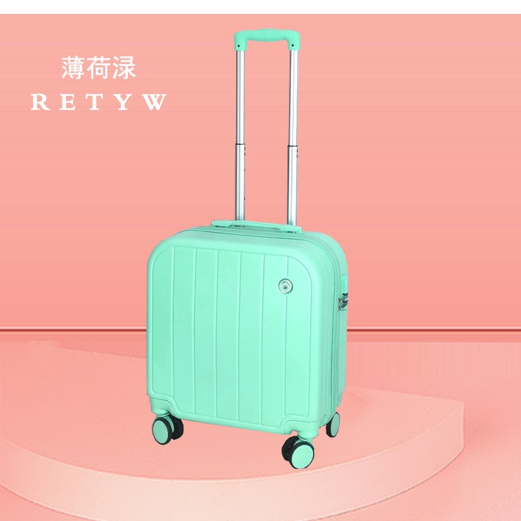 行李箱女小型輕便20寸小登機箱18萬向輪迷你旅行拉桿密碼皮箱子-細節圖2