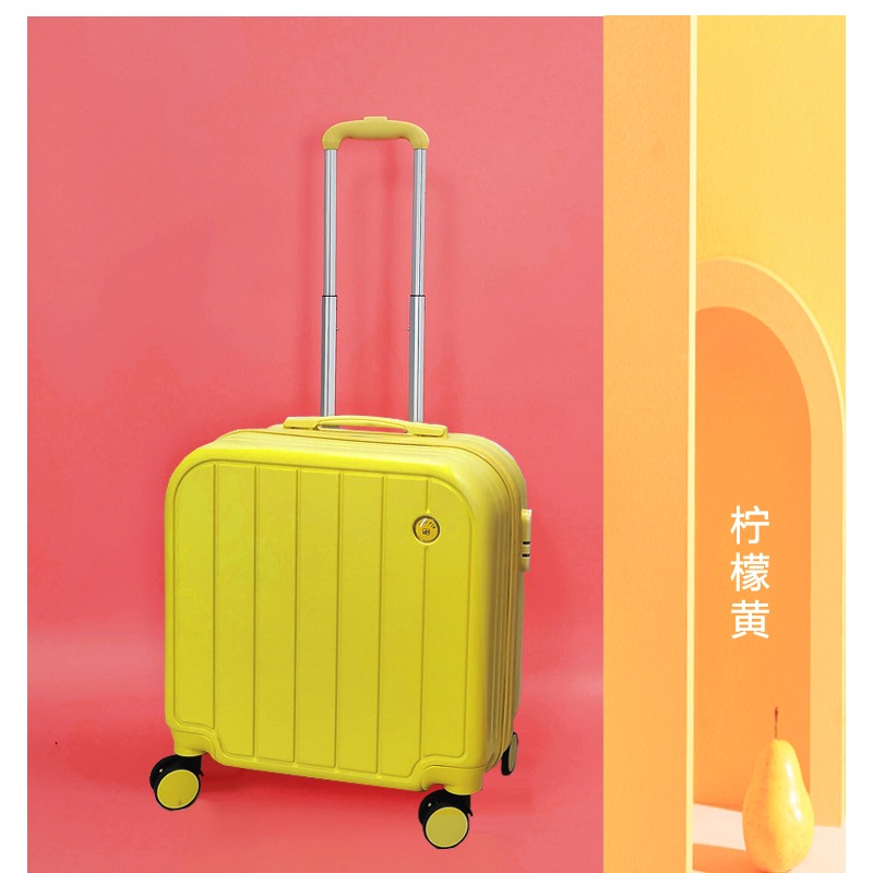 行李箱女小型輕便20寸小登機箱18萬向輪迷你旅行拉桿密碼皮箱子-細節圖5