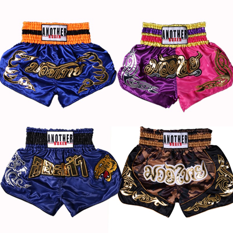 泰拳短褲拳擊自由搏擊褲男女服綜合格鬥散打服裝ufc訓練服mma兒童-細節圖5