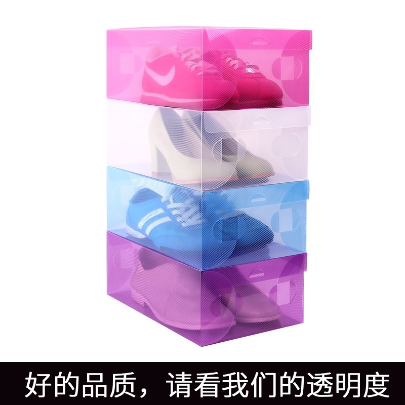20個裝鞋盒收納盒透明鞋櫃抽屜式塑料翻蓋鞋子收納神器抽拉式防塵-細節圖4