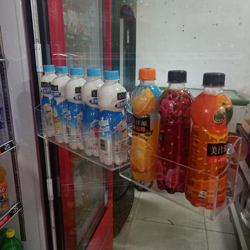 巧克力冰箱掛架透明內部士多店便利店吸盤小賣部冰箱門內側置物架-細節圖4