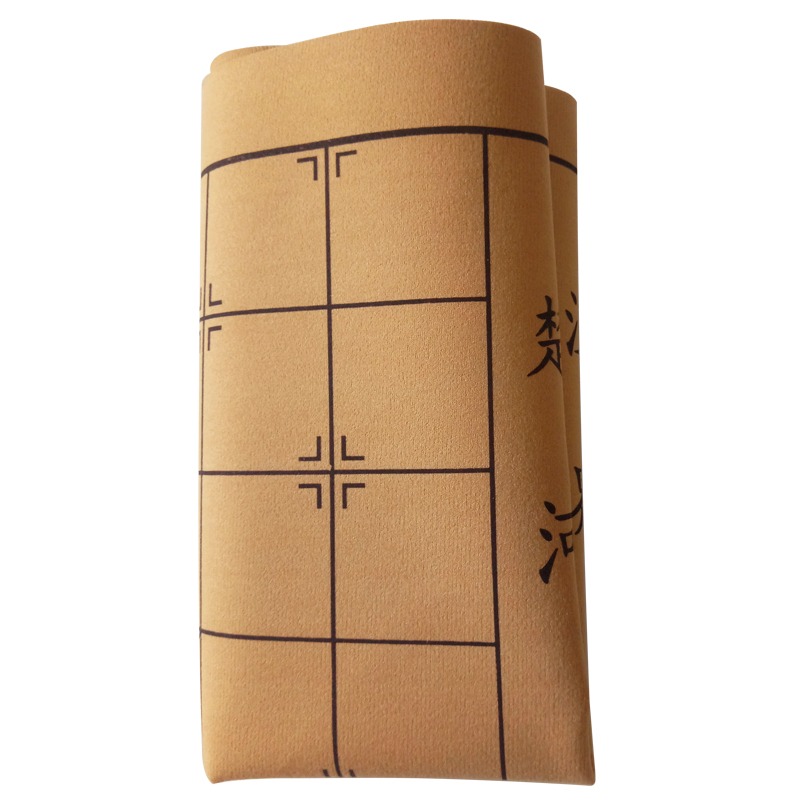 中國象棋圍棋棋盤皮革折疊雙面軍棋絨布五子棋盤學生軟布棋盤布-細節圖5