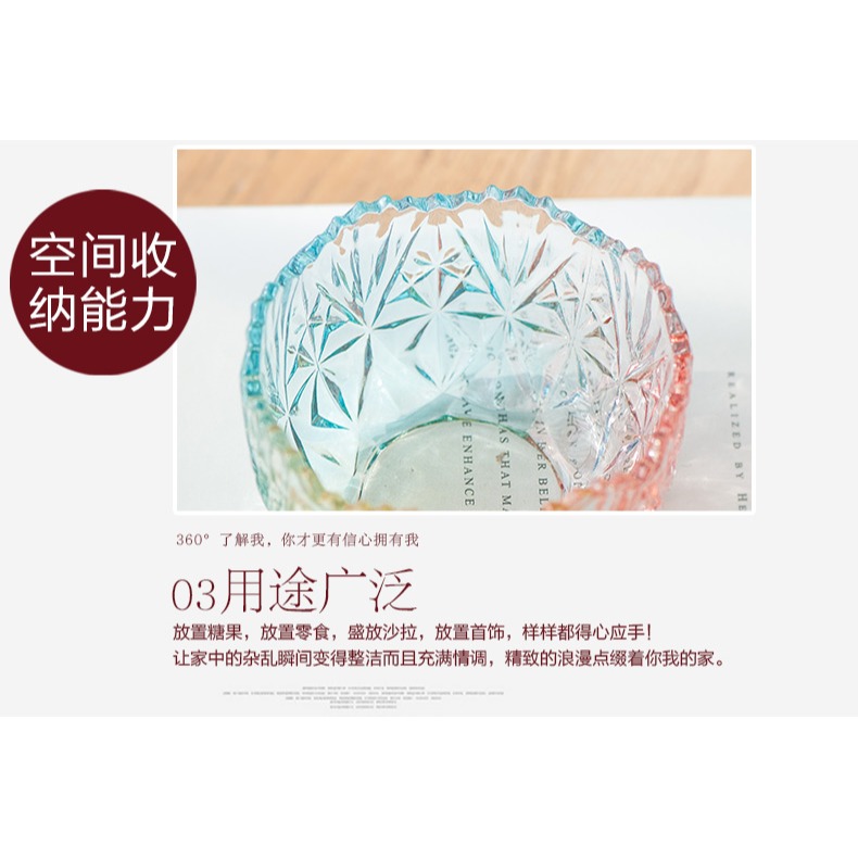 創意雙拼玻璃糖果罐擺件 歐式儲物罐茶葉罐套裝帶蓋可愛結婚器皿-細節圖9