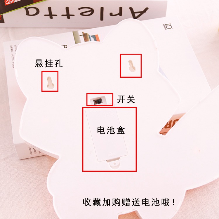 發光數字字母燈牌兒童周歲生日裝飾燈場景佈置燈飾星星愛心love燈-細節圖3