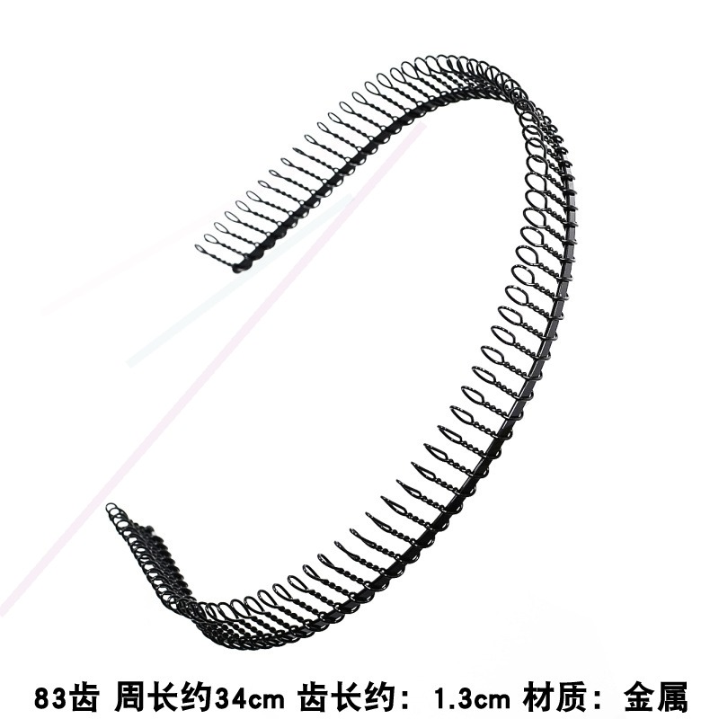 2021老式媽媽新穎發帶鐵絲頭帶軟鋼絲發箍頭箍男發梳頭飾易用洗-細節圖4