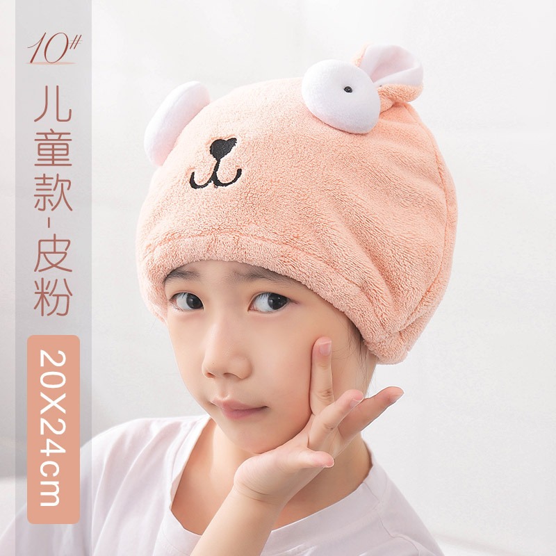 兒童幹發帽女吸水加厚2022新款包頭巾洗頭擦頭發超強速乾毛巾浴帽-細節圖3