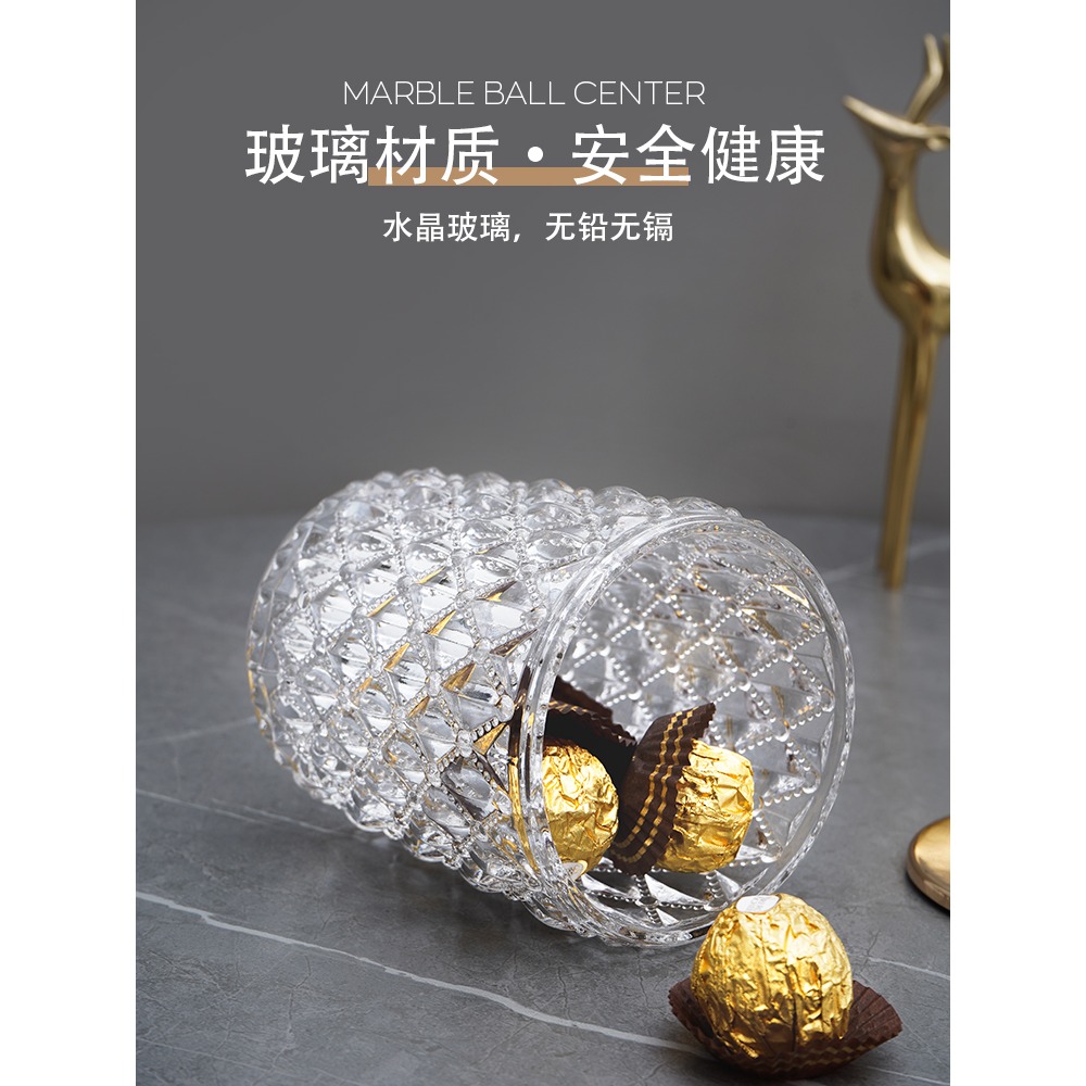 錦繡百年牙簽盒家用個性高檔收納盒創意時尚網紅商用儲物桶牙簽筒-細節圖4