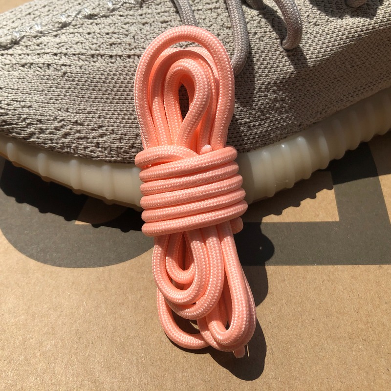 適配椰子350V2夜光鞋帶圓形YEEZY滿天星白綠粉冰淇淋男女380個性-細節圖3