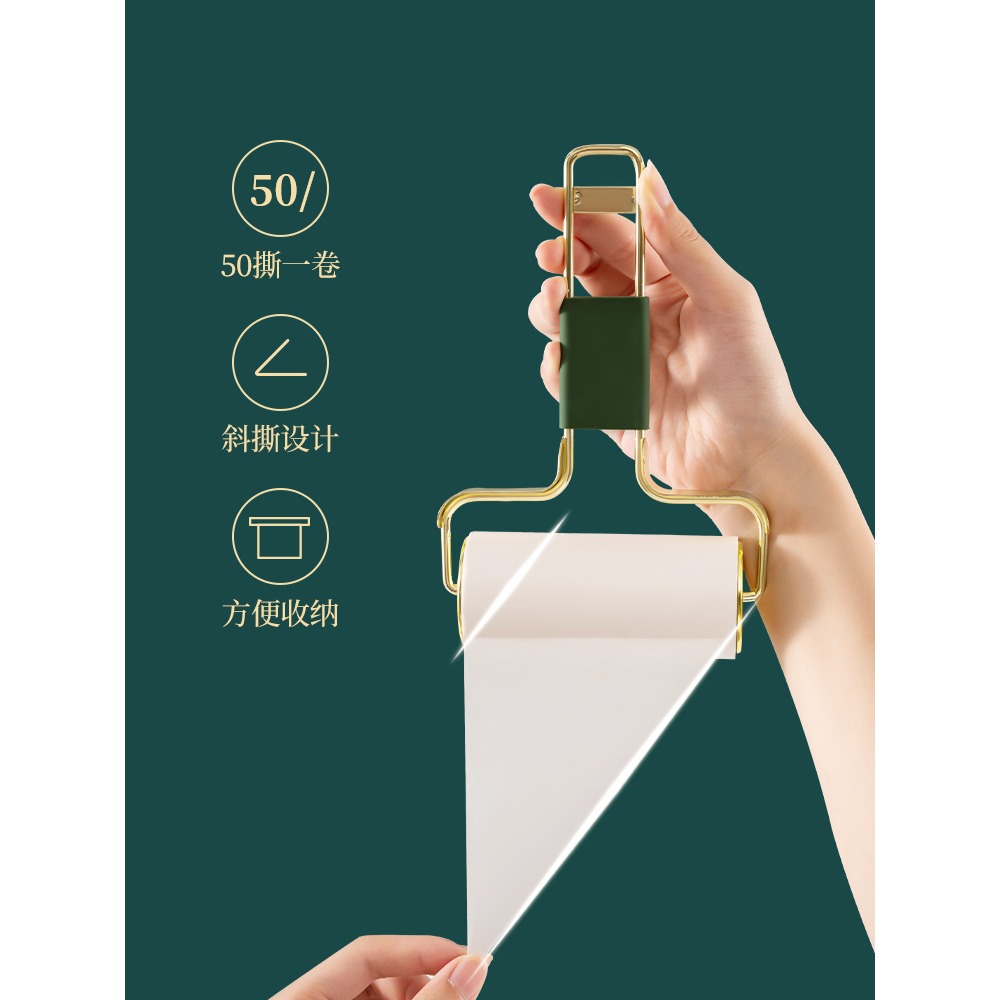 粘毛器滾筒可撕式滾刷大號替換卷紙衣物氈去毛家用黏沾刷粘毛神器-細節圖3