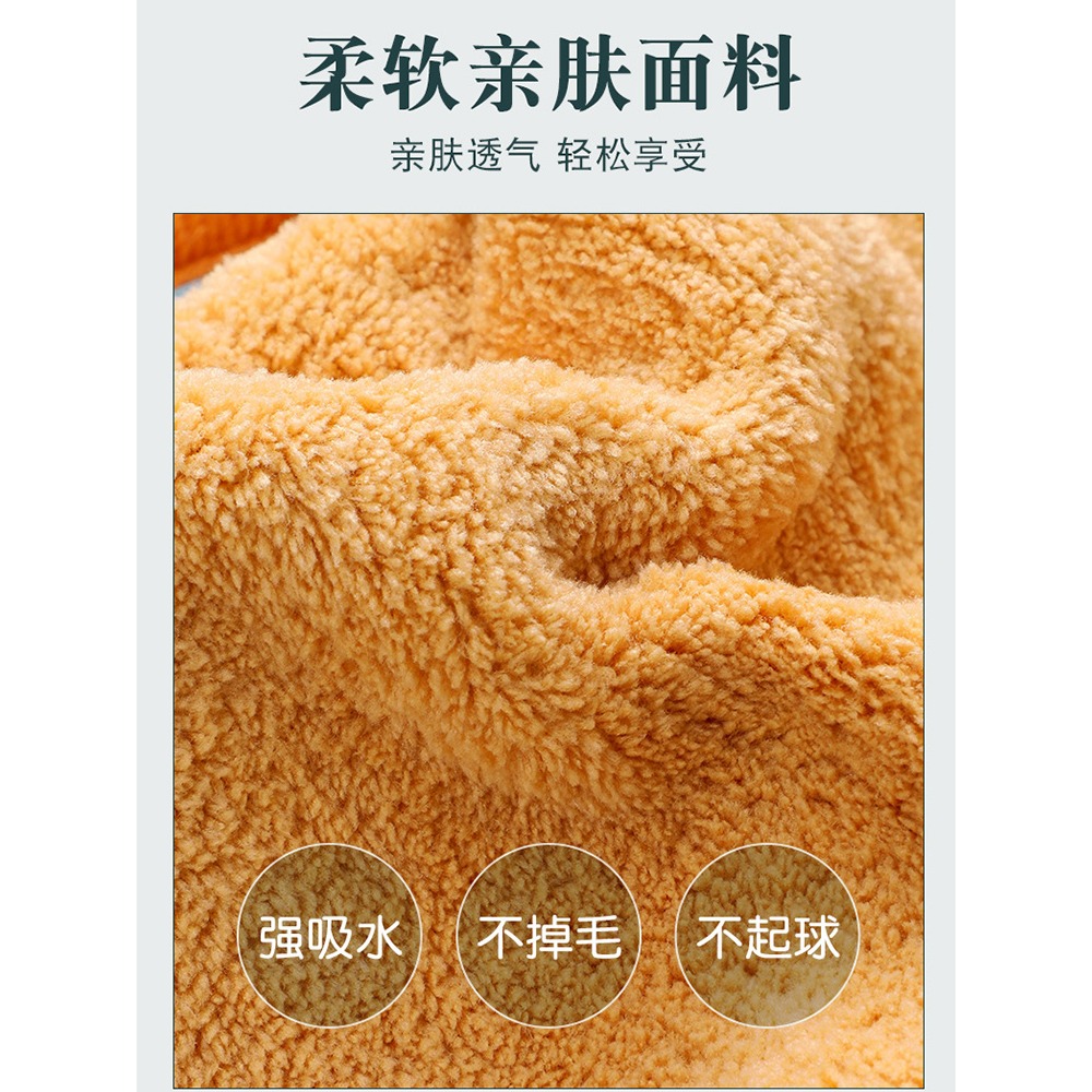擦手巾掛式超強吸水加厚廚房抹手布搽手帕衛生間兒童可愛卡通毛巾-細節圖4