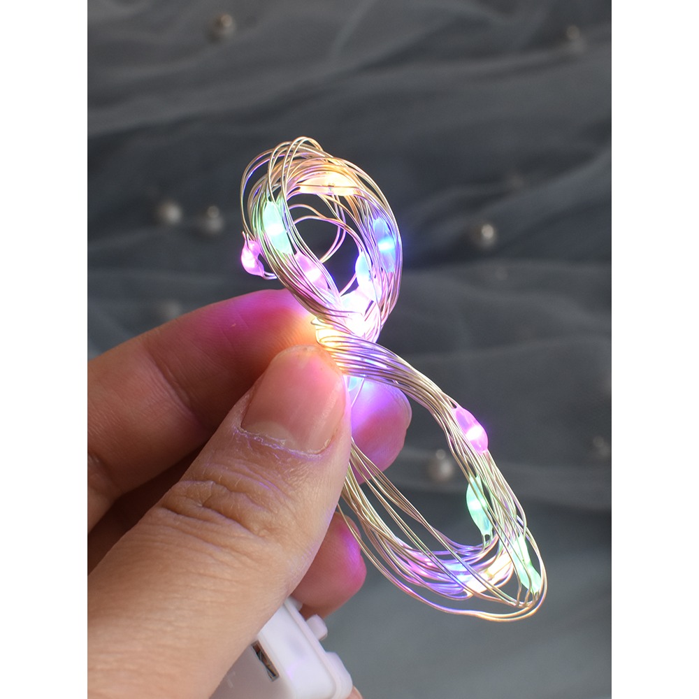 led星星燈鮮花花束禮盒燈小彩燈裝飾網紅串燈蛋糕燈串閃燈滿天星-細節圖5