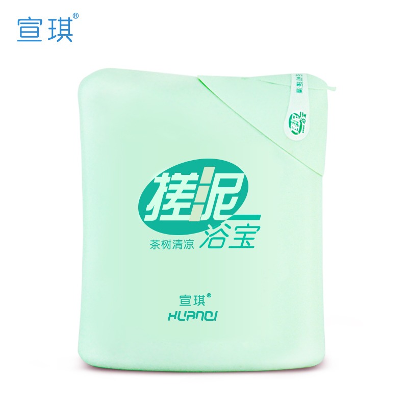 宣琪搓泥寶茶樹搓泥浴寶沐浴露全身滋潤保濕深層清潔去角質搓泥寶-細節圖5