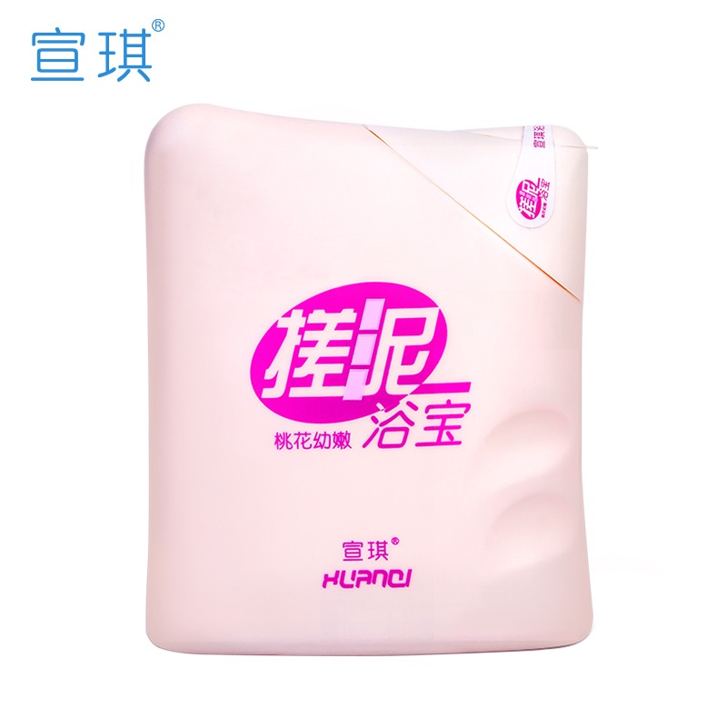宣琪搓泥浴寶 搓澡泥 搓泥寶 桃花補水去角質保濕潤膚沐浴露包郵-細節圖3