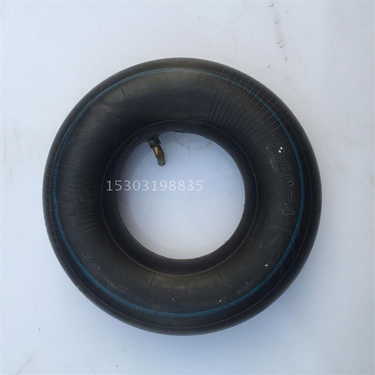 10寸充氣輪內胎老虎車手推車輪內胎350-4/300-8內胎6 8 14寸內胎-細節圖2
