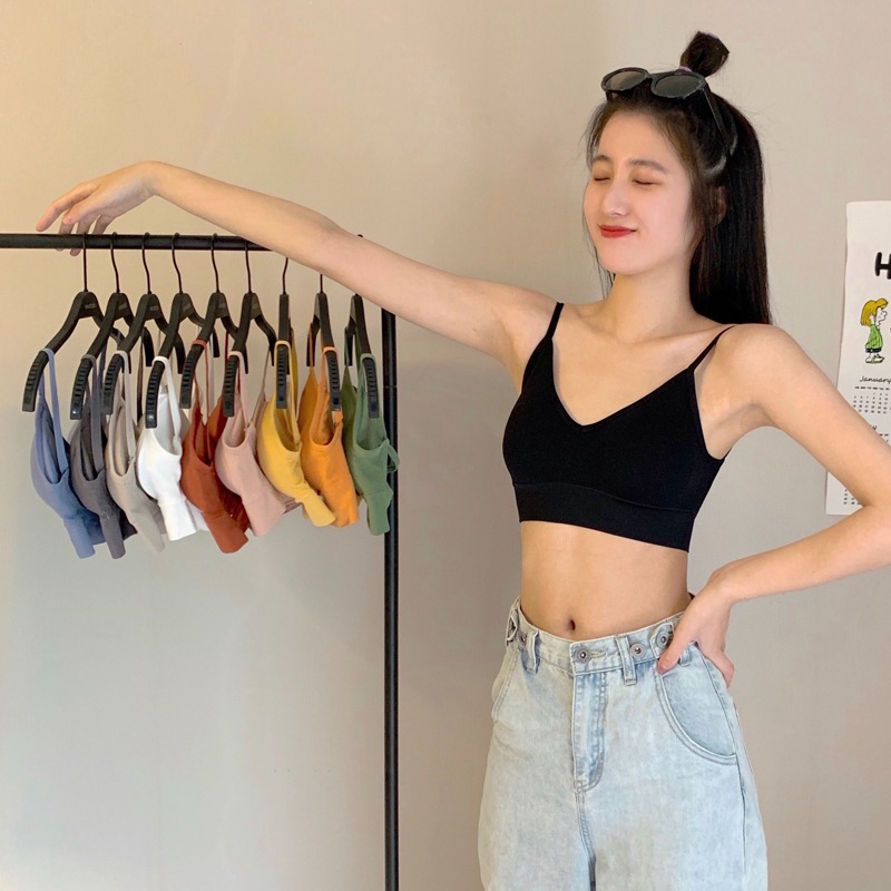 運動內衣女裝夏季2021新款抹胸小胸聚攏無鋼圈美背文胸裹胸帶胸墊-細節圖3