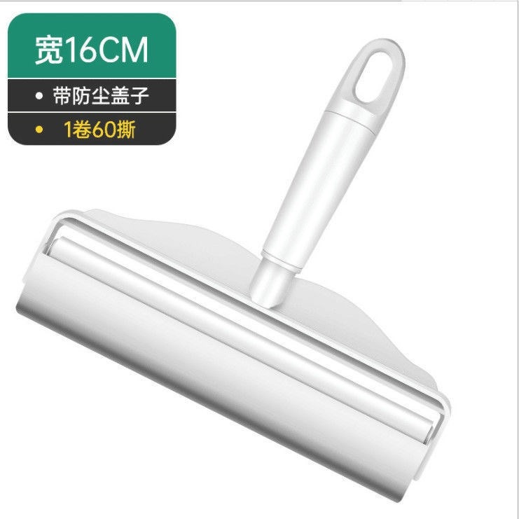 大號長柄滾筒拖把式粘毛神器可撕式替換紙強力高粘度吸毛地板粘塵-細節圖10