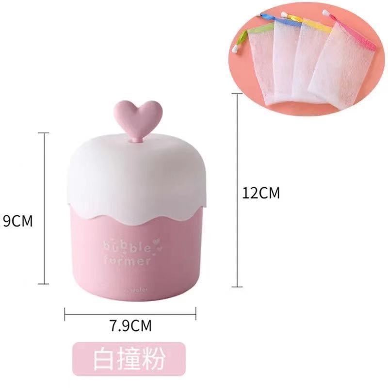 洗面奶打泡器  可愛起泡器便攜式打泡  泡沫機瓶裝氣泡杯洗臉神器-細節圖7