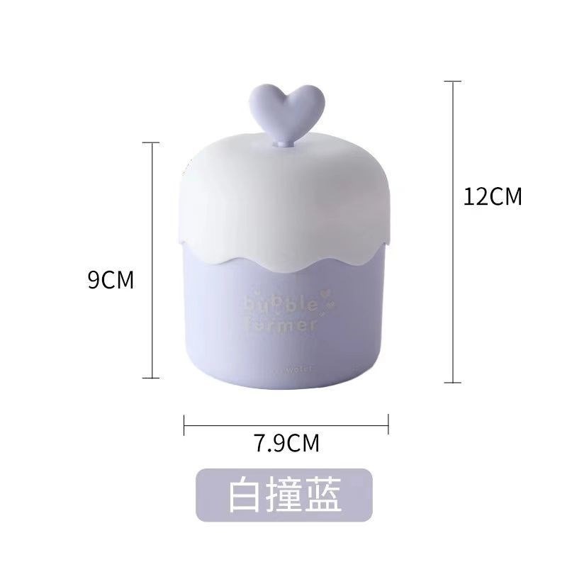 洗面奶打泡器  可愛起泡器便攜式打泡  泡沫機瓶裝氣泡杯洗臉神器-細節圖10