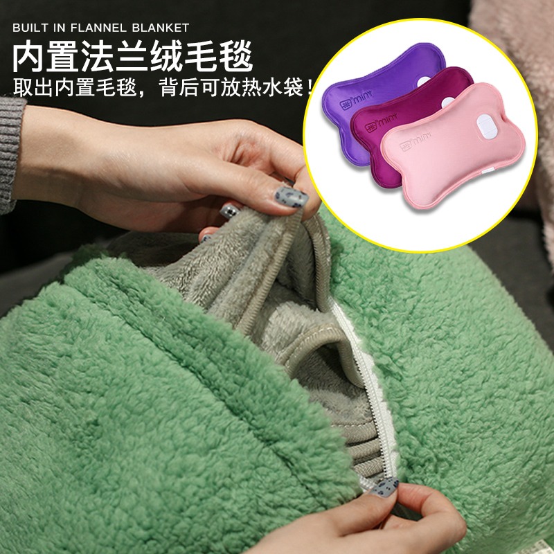 冬季暖手抱枕被子兩用插手毛絨捂手枕可視玩手機神器男女學生可愛-細節圖5