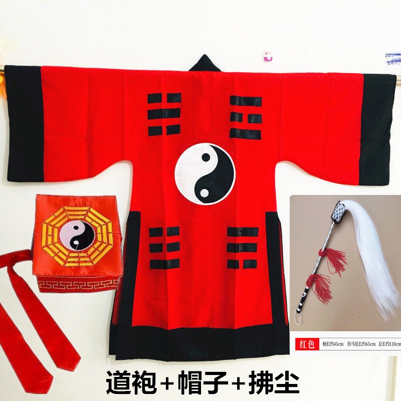道士服道服道袍長袍套裝道教用品法衣道家衣服太極八卦經衣林正英-細節圖2