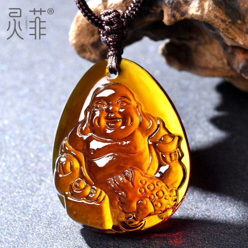 年屬猴人和氣生財吊墜犯沖化太歲掛件化解虎年佩戴吉祥物項鏈-細節圖2
