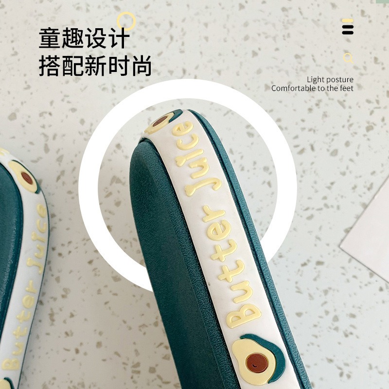 可愛童趣家用涼拖女外穿夏季室內防滑舒適時尚pvc軟底情侶一對男-細節圖3