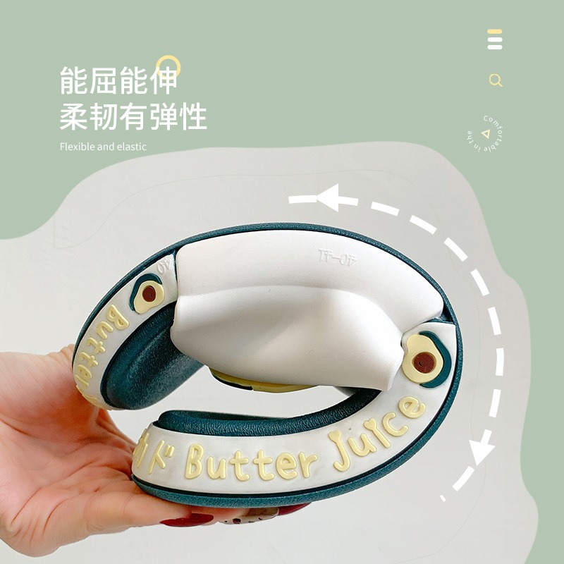 可愛童趣家用涼拖女外穿夏季室內防滑舒適時尚pvc軟底情侶一對男-細節圖4