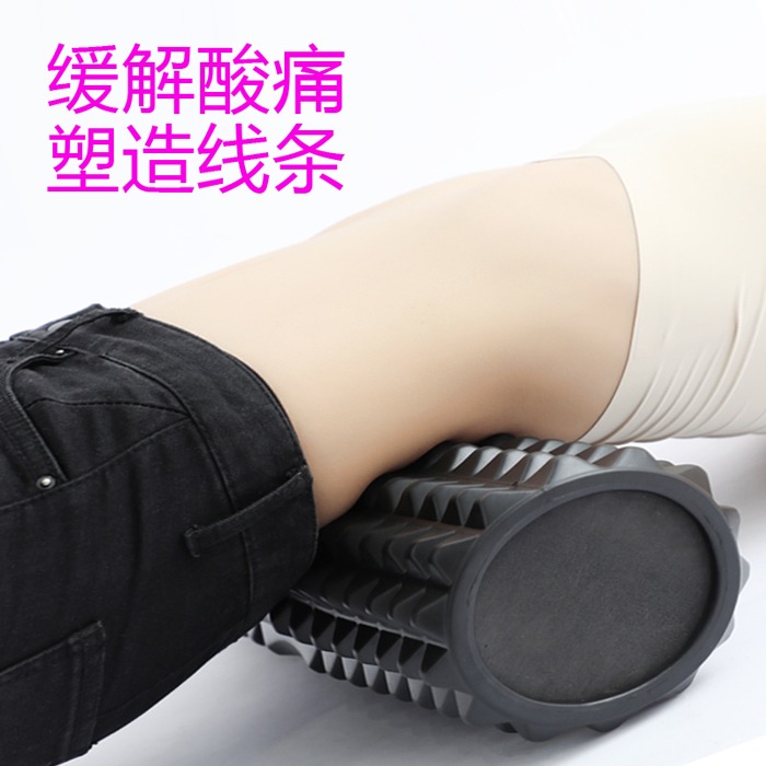 健身泡沫軸肌肉放鬆筋膜瘦腿瑜伽柱狼牙棒按摩滾軸初學者瑯琊滾輪-細節圖3
