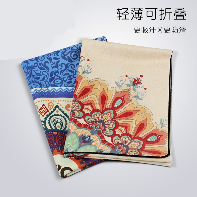 1mm加寬天然橡膠折疊瑜伽墊瑜伽鋪巾瑜伽墊初學者防滑家用-細節圖3