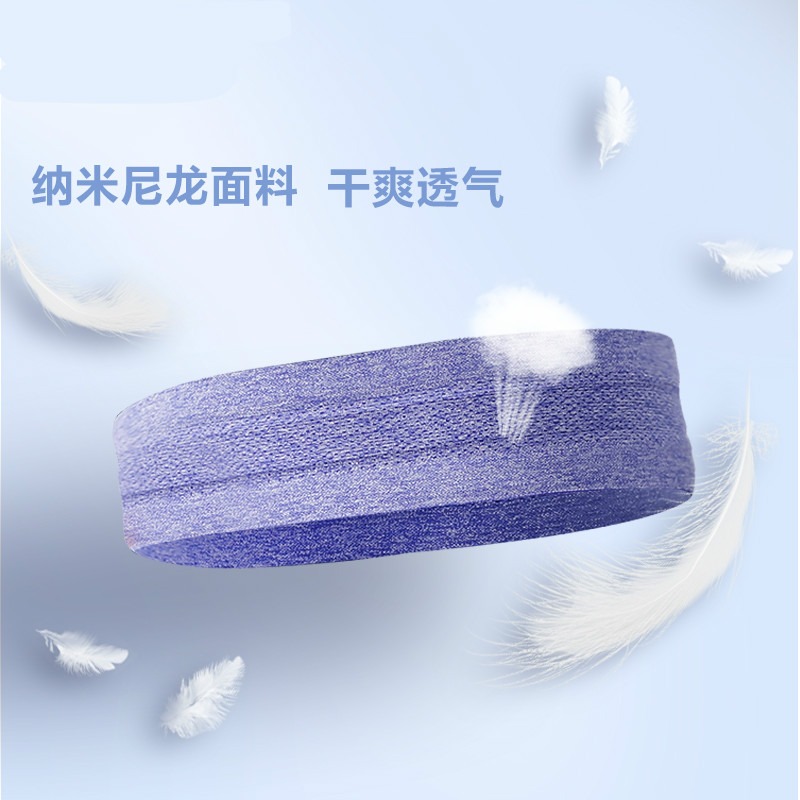 瑜伽發帶運動頭帶女男導汗帶吸汗健身房跑步頭巾短發束發止汗潮款-細節圖2