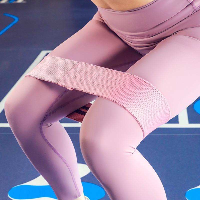 虐臀圈深蹲阻力帶瑜伽彈力帶男女瘦腿防滑健身翹臀訓練美臀圈提臀-細節圖3