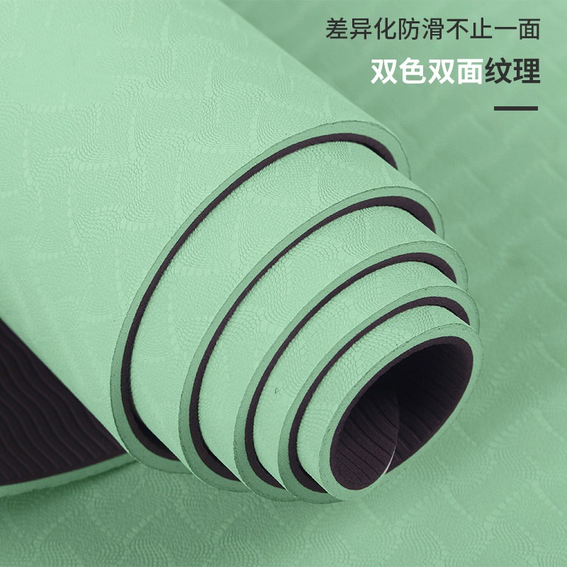 tpe瑜伽墊女防滑無味家用加厚加寬66CM加長初學者男健身瑜珈墊子-細節圖4