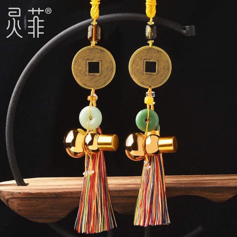 年五黃二黑掛件屬虎屬蛇屬豬屬猴犯值刑害沖破太歲吉祥物-細節圖2