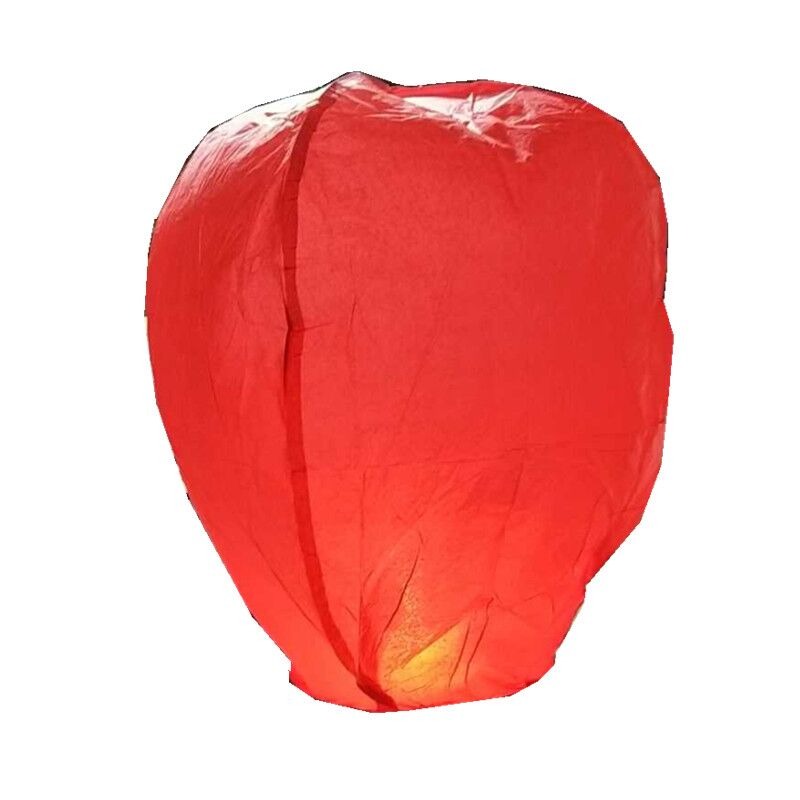 孔明燈大號許願燈10個50個一包阻燃紙新年創意浪漫愛情安全型-細節圖5