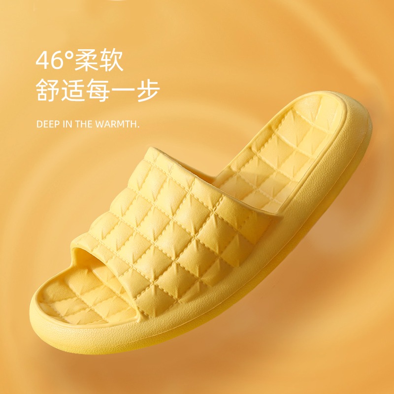 簡約涼拖女夏可外穿家用防滑浴室洗澡踩屎感軟底情侶一對-細節圖5