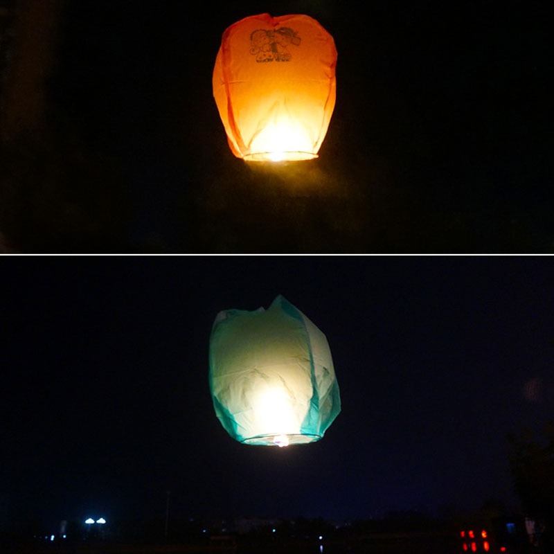 孔明燈許願燈安全型創意新年浪漫愛情超大阻燃紙特大天燈祈福加厚-細節圖4