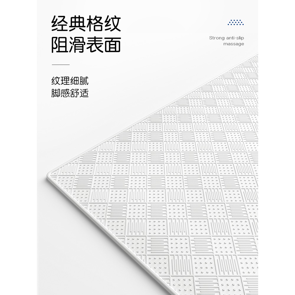 天然橡膠家用淋浴房衛浴腳墊廁所衛生間洗澡浴缸墊子浴室防滑地墊-細節圖2