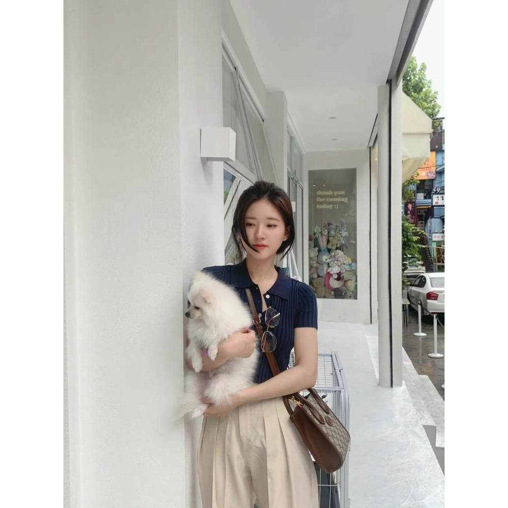趙露思同款拖地西裝褲女春秋直筒褲高腰顯瘦寬松垂感休閑闊腿褲子-細節圖2