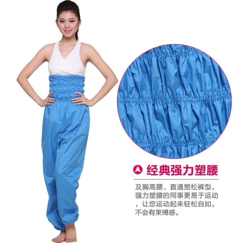 薄款褲出汗服女士暴汗褲瘦腿舞蹈健身衣瘦腹跑步爆汗服-細節圖2
