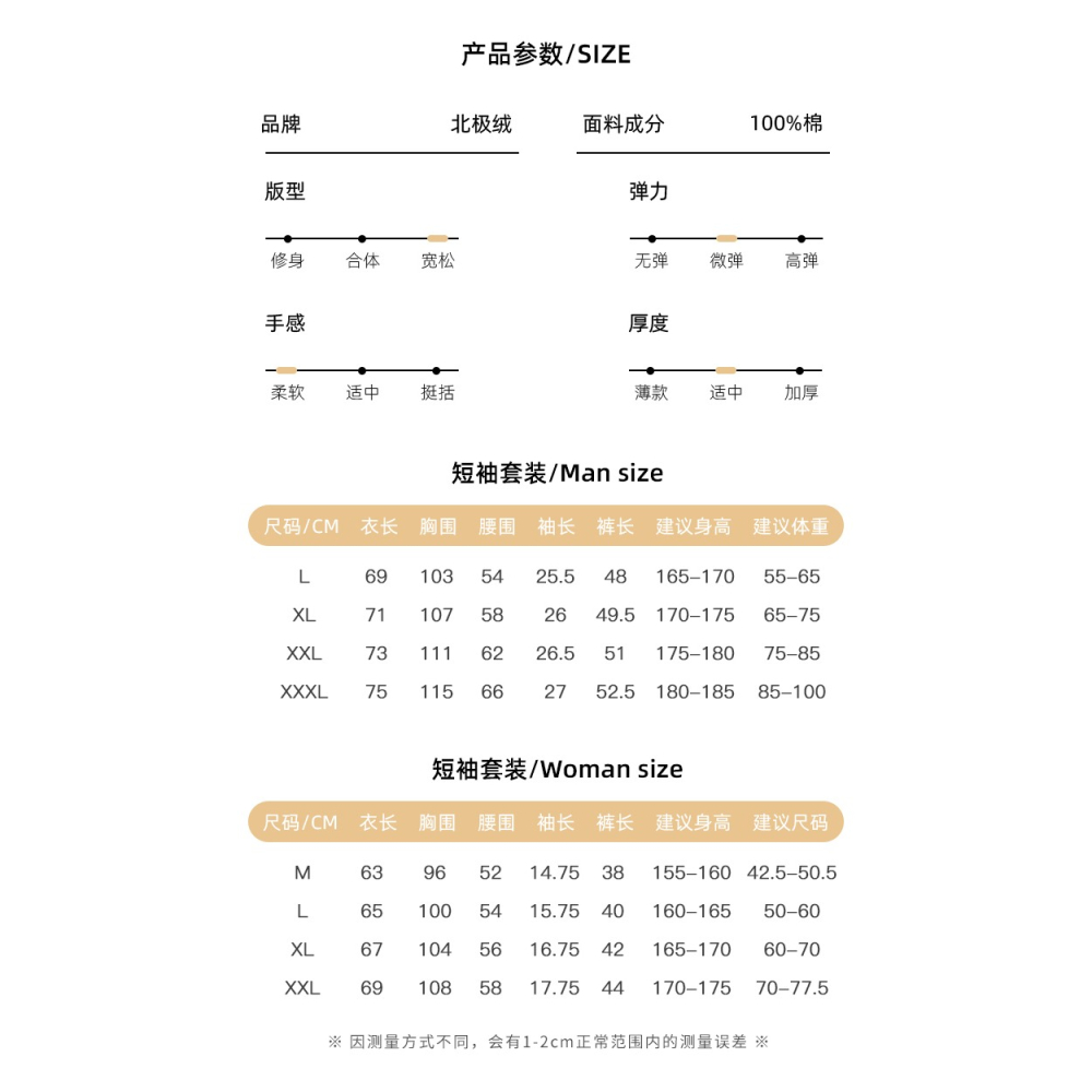 情侶睡衣夏天薄款純棉短袖2022年新款大碼可愛一男一女家居服套裝-細節圖7