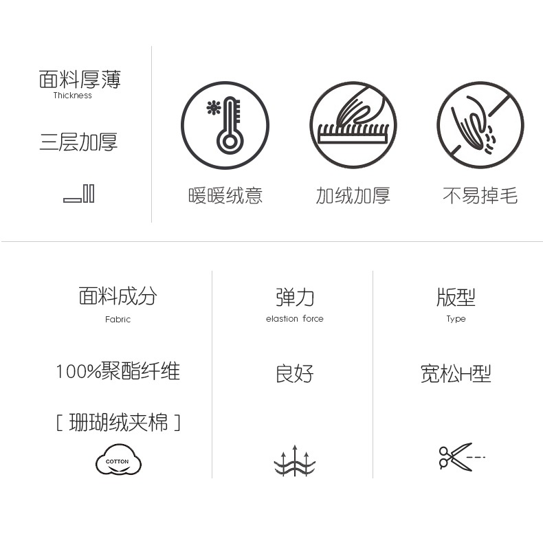 睡衣秋冬款男士三層夾棉珊瑚絨冬季加厚加絨寬松大碼家居服可外穿-細節圖7