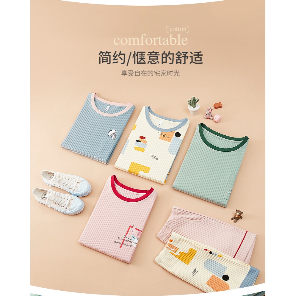 睡衣女士夏季純棉短袖薄款春夏2022年新款女全棉夏天家居服套裝-細節圖10