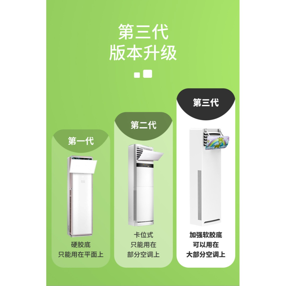 立式空調擋風板防直吹櫃機櫃式出風口防風遮風板月子冷氣擋板通用-細節圖10