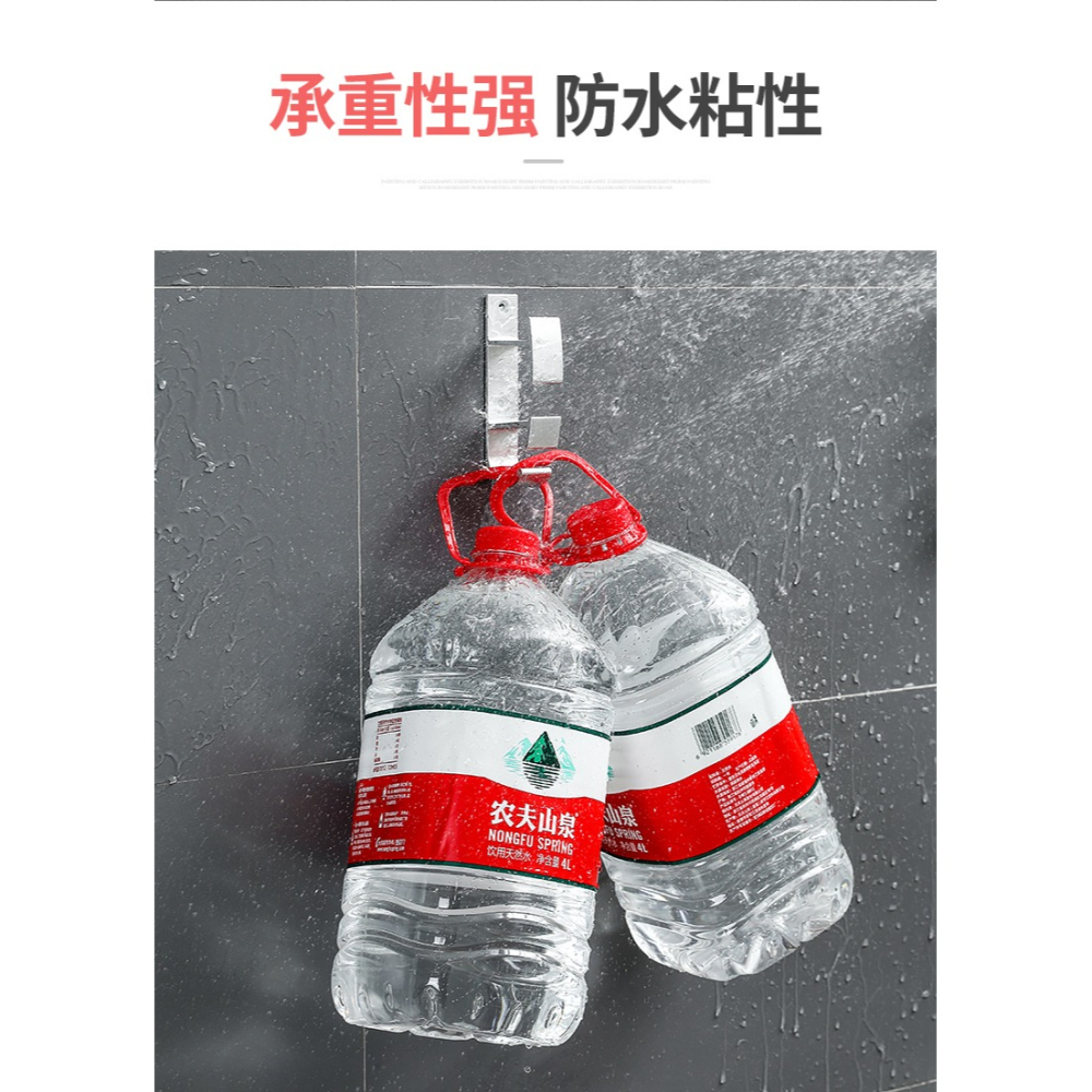 免打孔壁掛式臉盆收納掛鉤衛生間浴室置物架浴盆掛架廚房面盆掛鉤-細節圖8