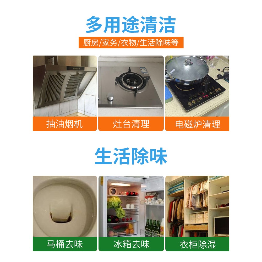 小蘇打粉清潔去污劑廚房果蔬家用多功能去油污凈洗衣服專用神器-細節圖4