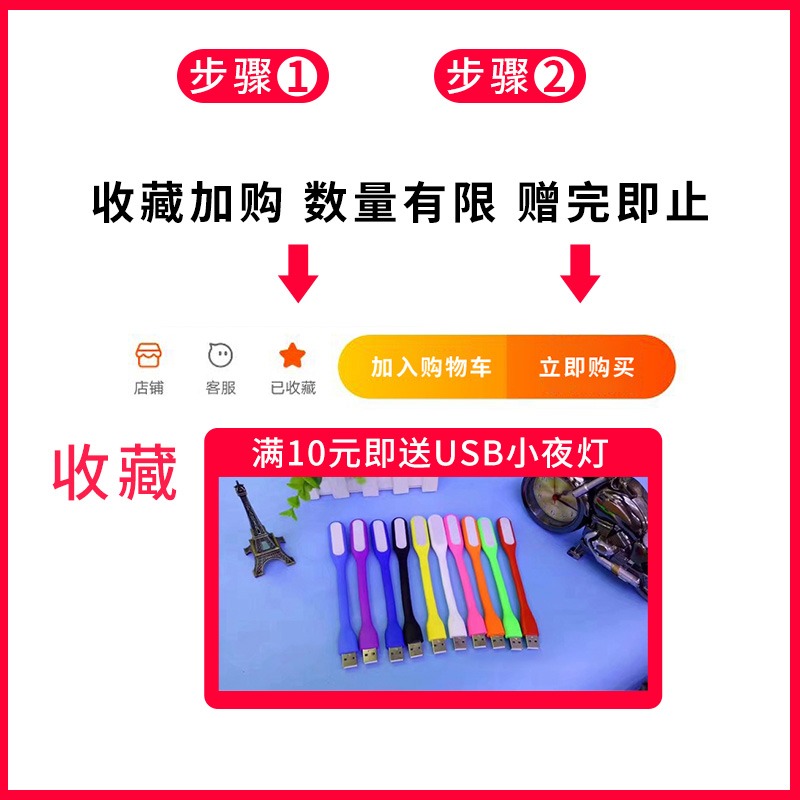 智能人體感應燈led小夜燈應急無線過道聲控光控起夜充電式牀頭燈-細節圖7
