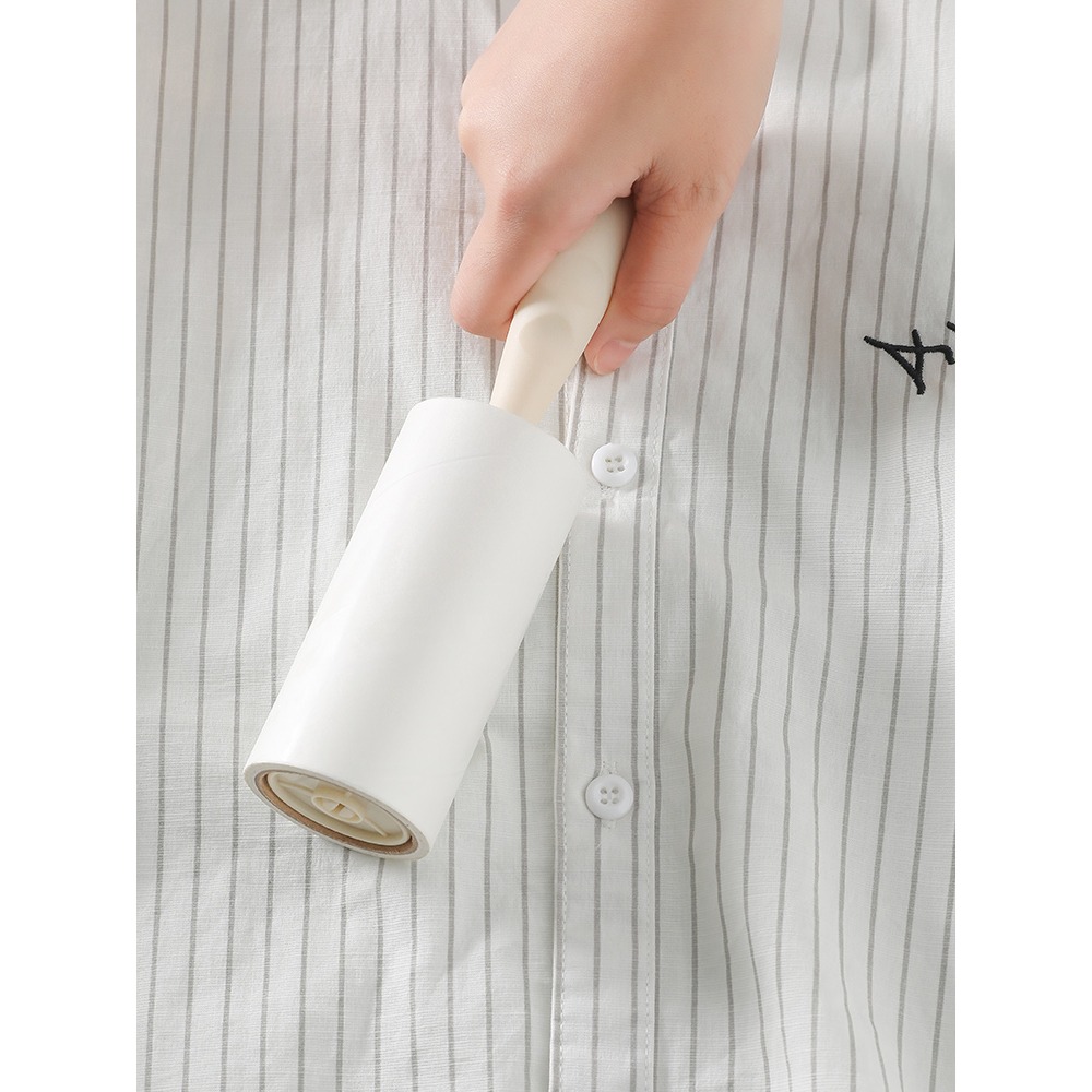 粘毛器滾筒式刷沾去毛神器衣服除毛滾刷卷紙替換芯紙卷氈毛器家用-細節圖3