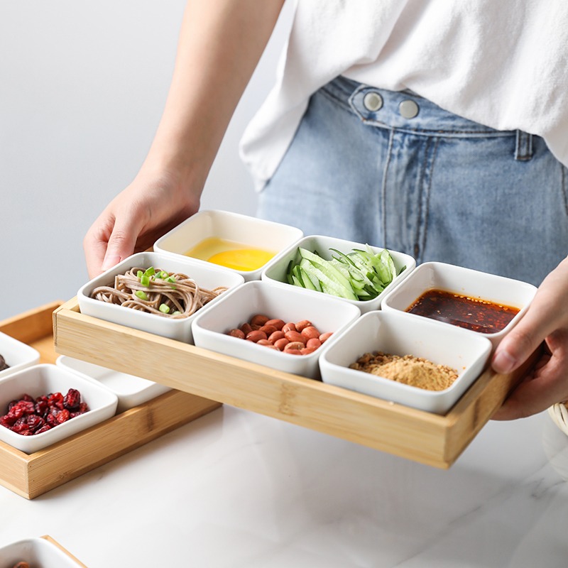 陶瓷調料碟蘸料碗家用沾醬油醋碟子醬料小喫小菜味碟火鍋幹碟-細節圖3