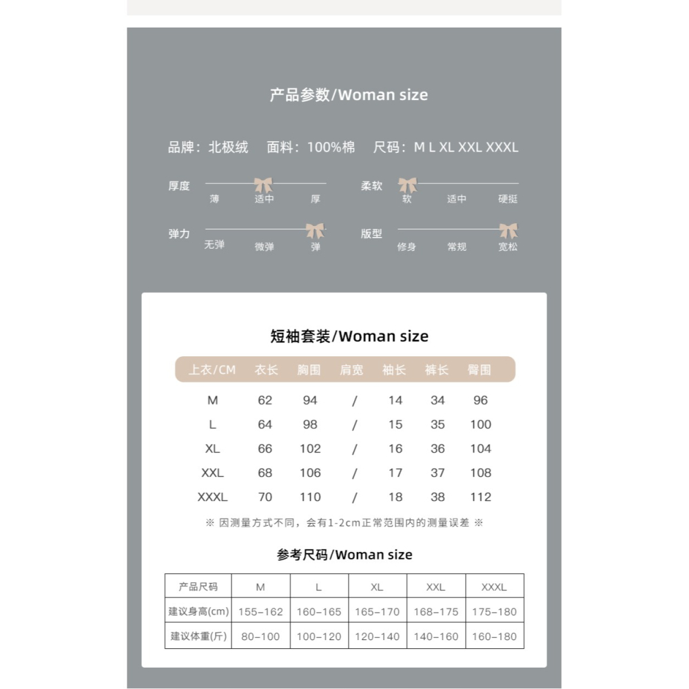 睡衣女夏款純棉年新款短袖大碼公主風薄款可愛春秋家居服套裝-細節圖7
