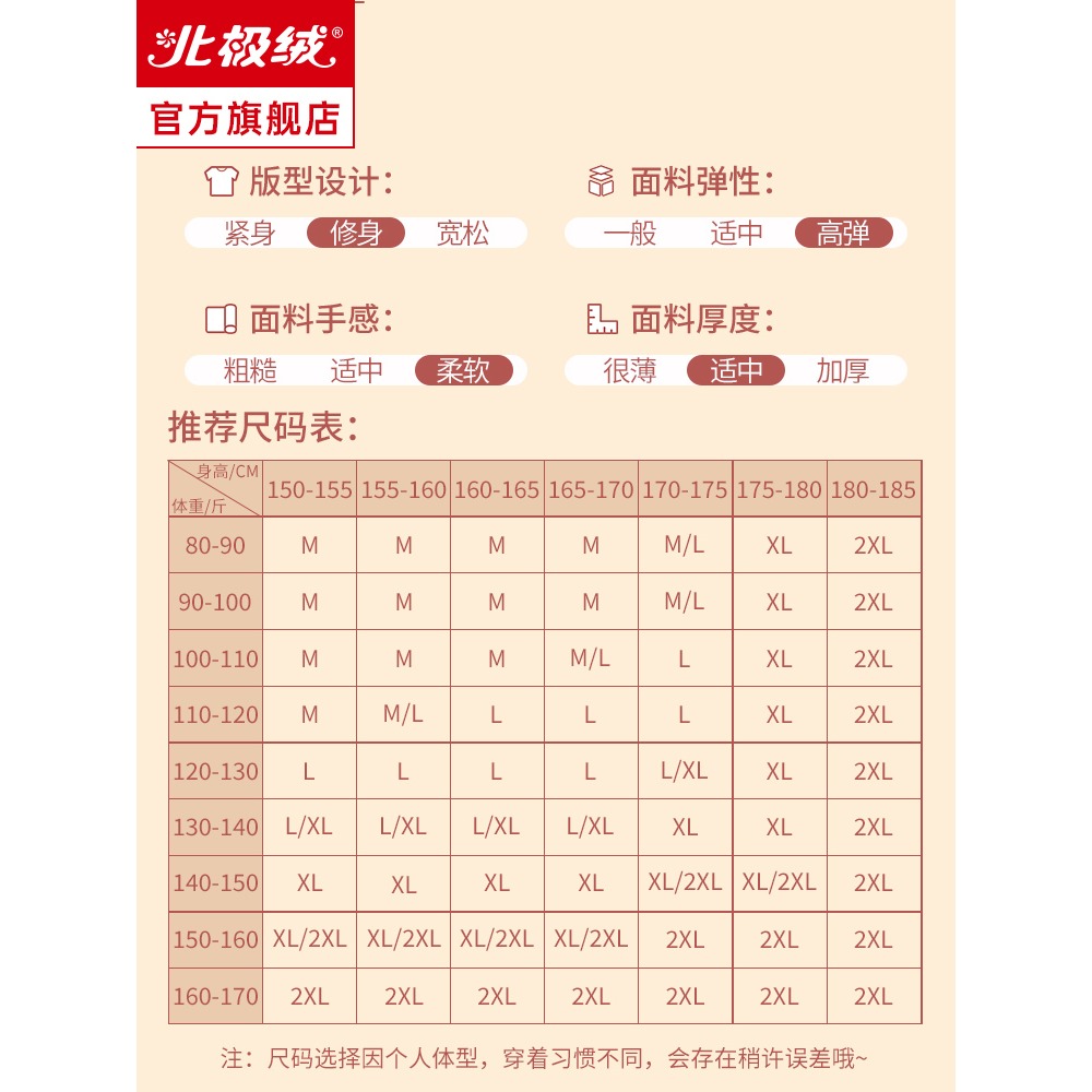 北極絨無痕秋褲女士加絨德抗菌自發熱保暖褲男內穿打底褲秋冬季-細節圖5